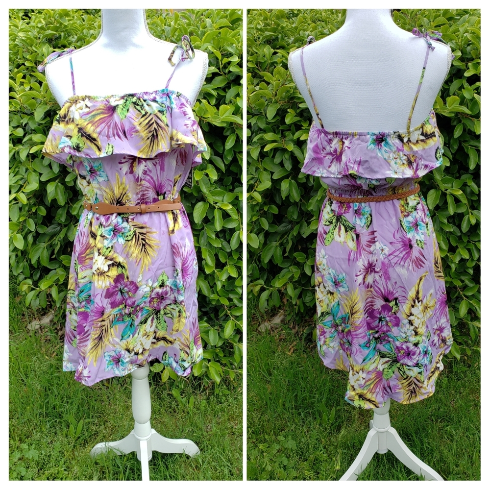 Tropical  junior dress